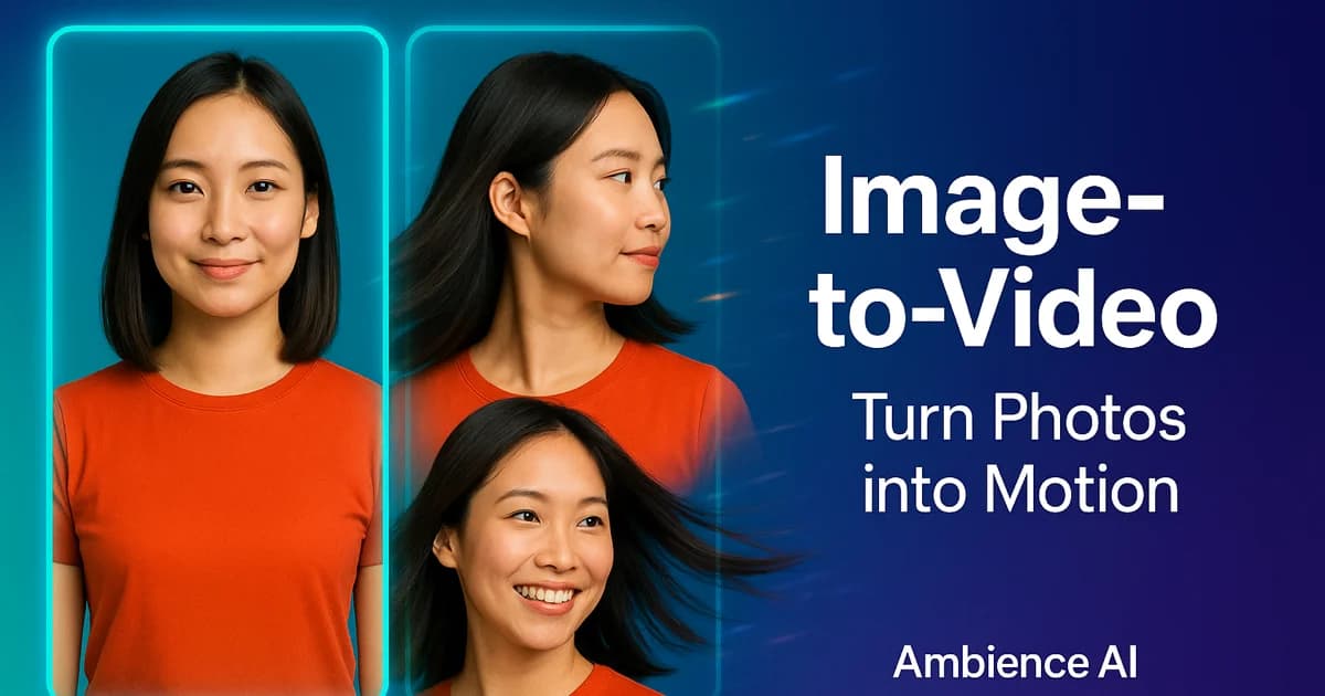 Image-to-Video Generation Now Available