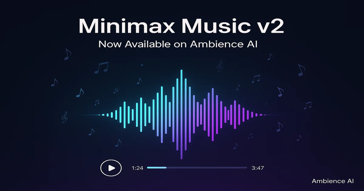 Minimax Music v2 Is Now Available