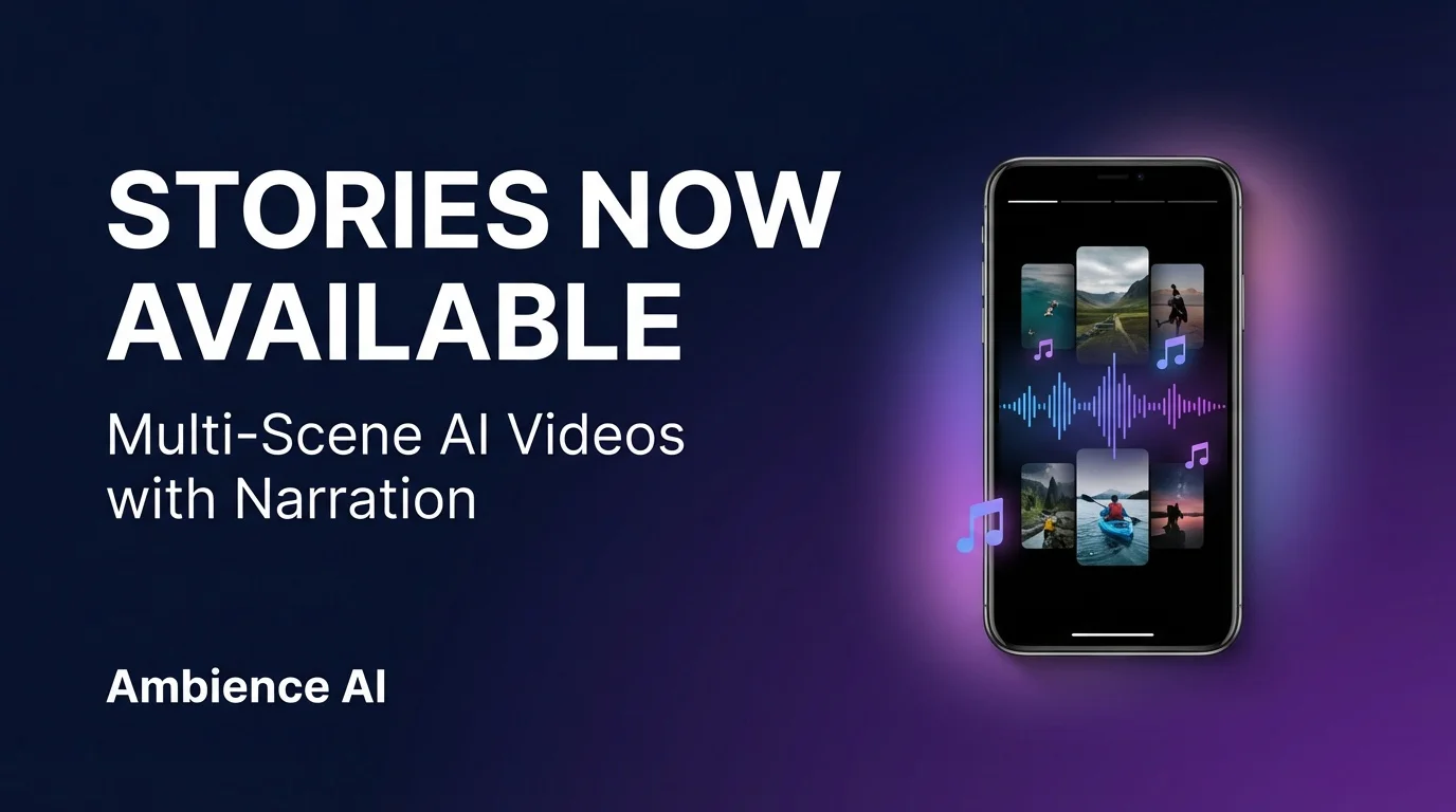 Stories Is Now Available: Create AI Story Videos
