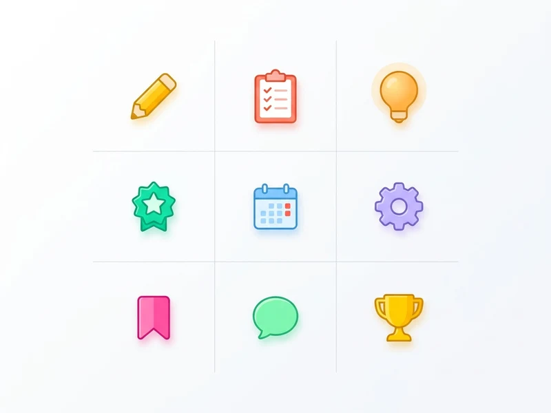AI-generated listicle and roundup thumbnails in a consistent style