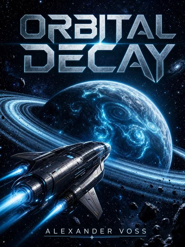 AI-generated science fiction book cover