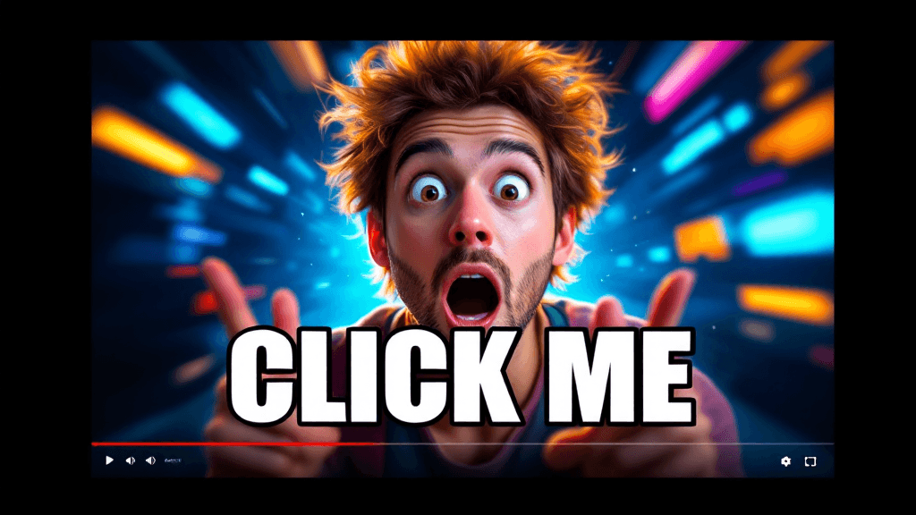 AI-generated YouTube thumbnail with eye-catching design