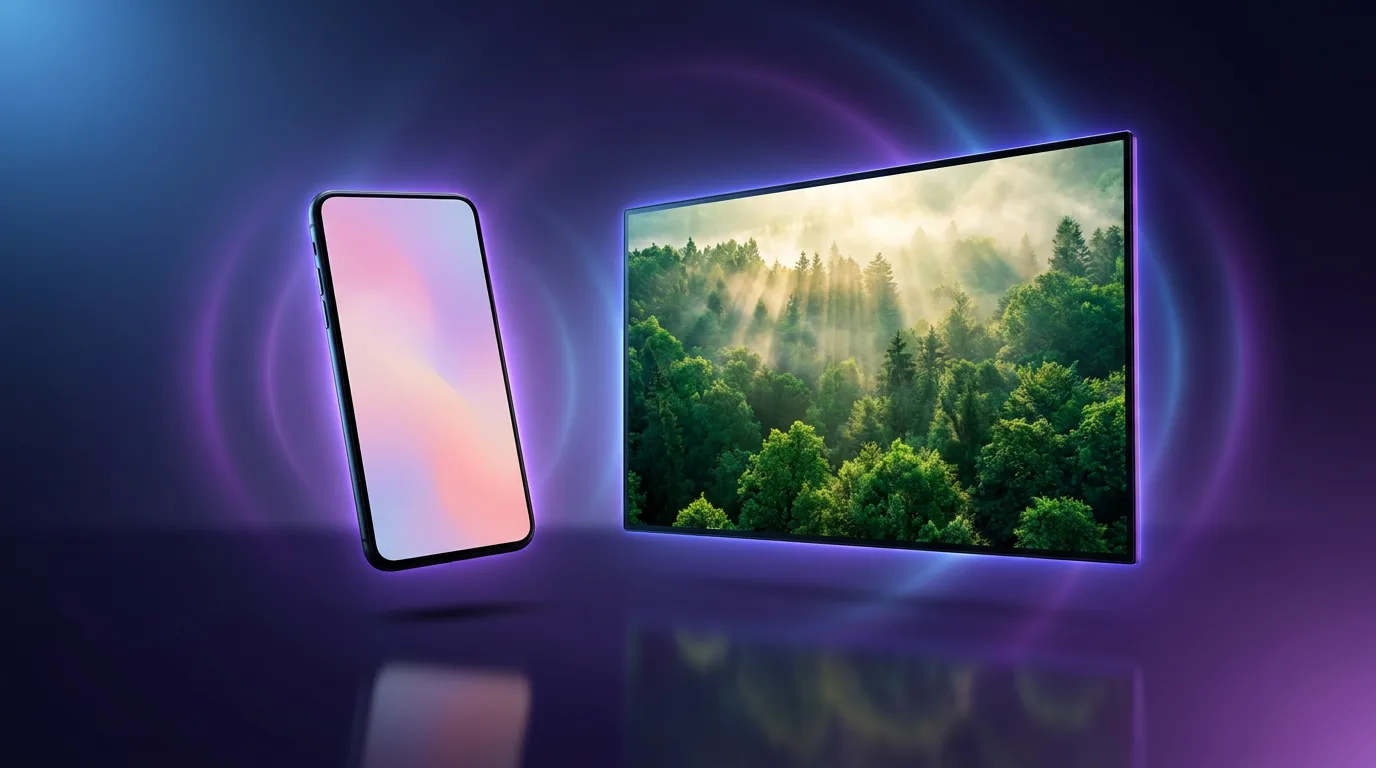 AI wallpaper generator creating custom phone and desktop backgrounds