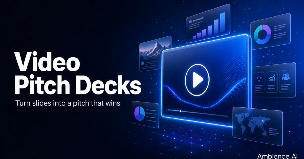 How to Create a Video Pitch Deck with AI