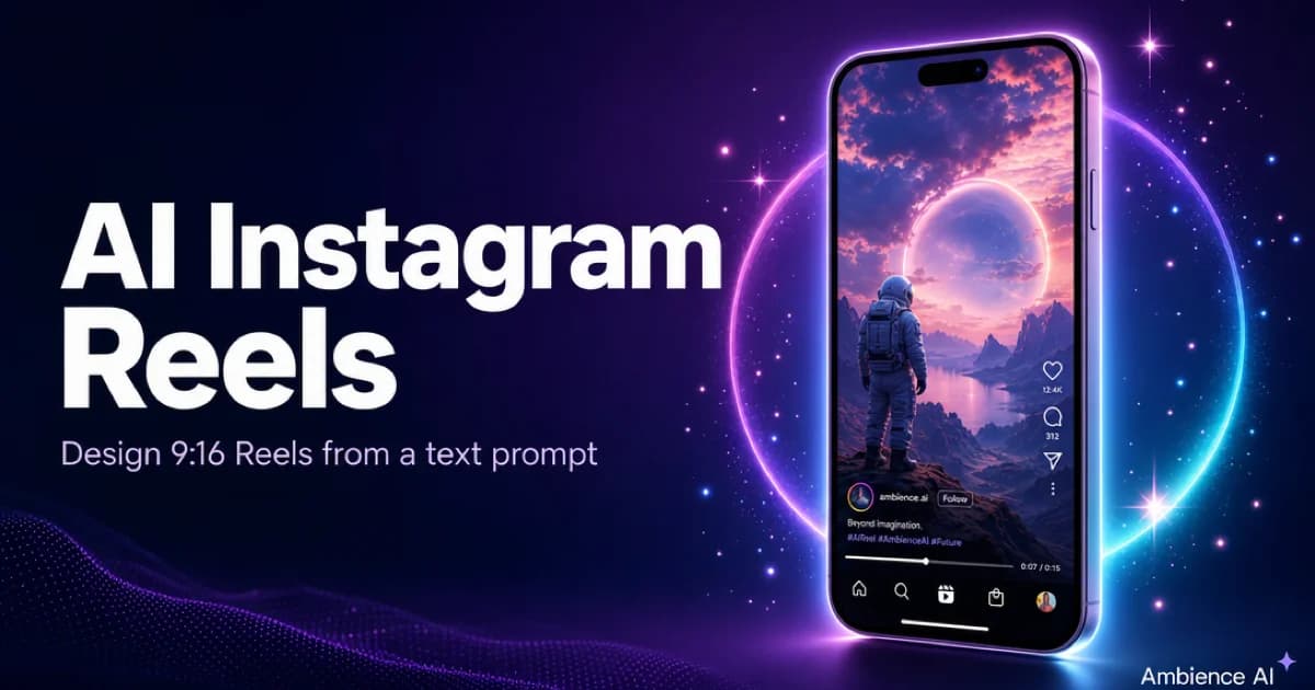 How to Design Instagram Reels Using AI