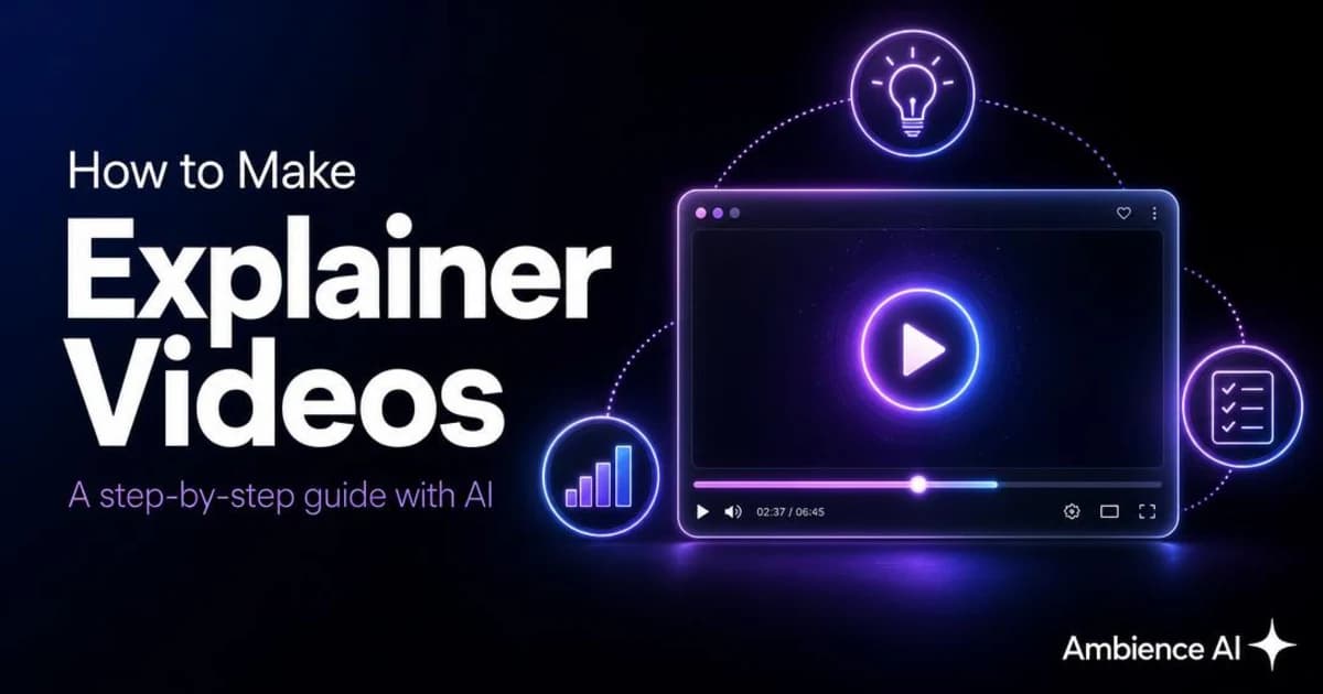 How to Make Explainer Videos with AI