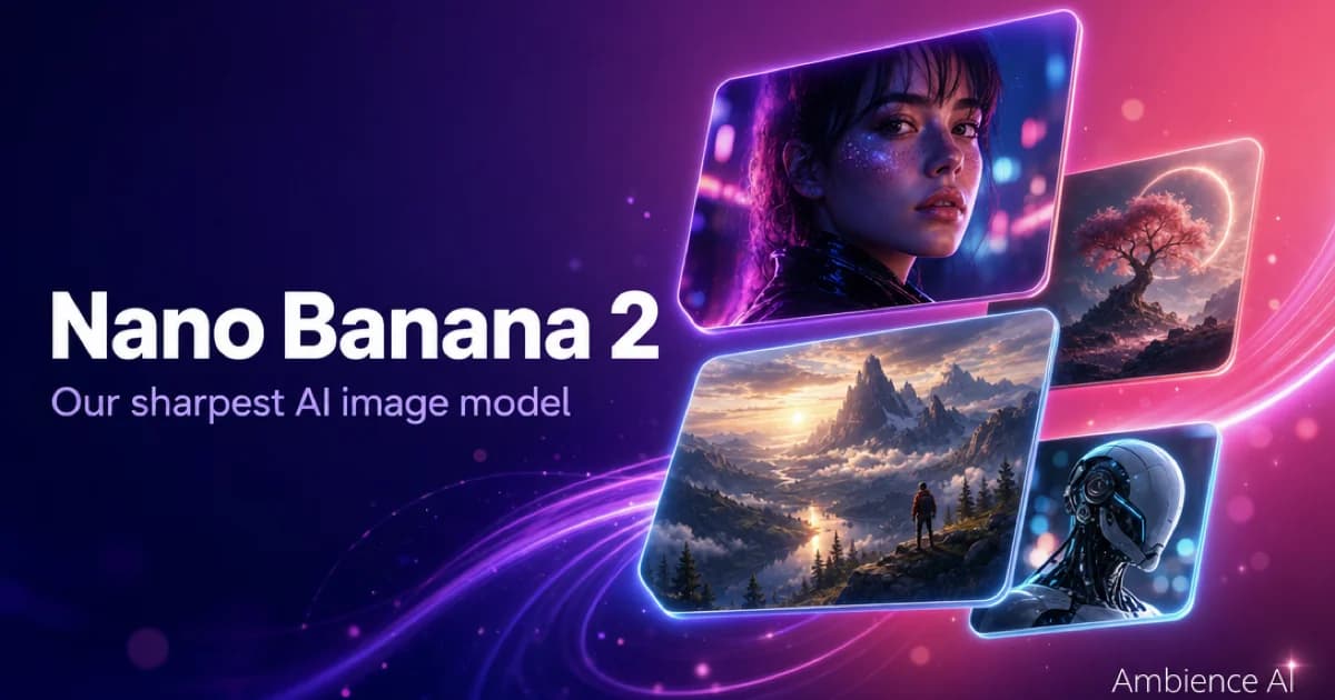 Nano Banana 2: Our Sharpest AI Image Model Yet