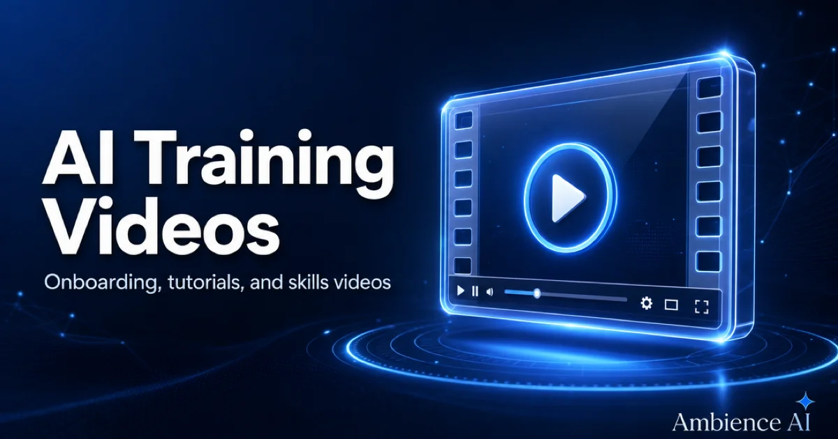 How to Make AI Training Videos: Step-by-Step Guide