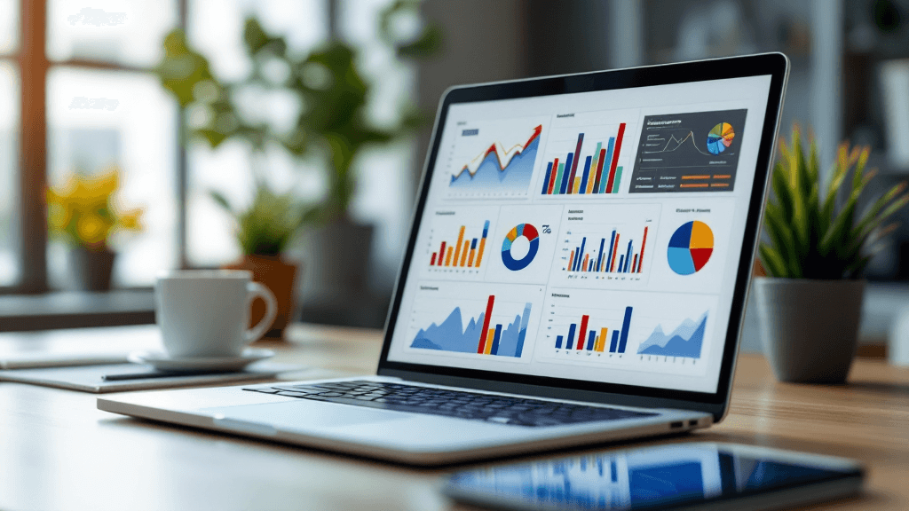 AI-generated presentation slide with professional visuals