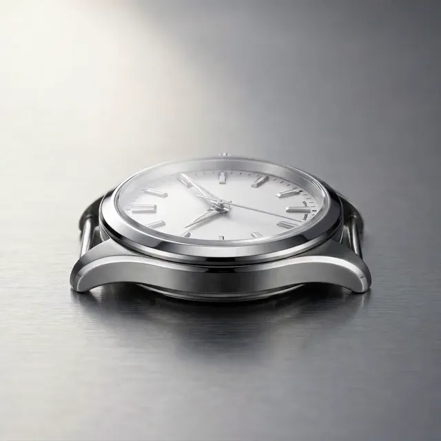 AI-generated product video with a cinematic camera glide across the face of a luxury wristwatch